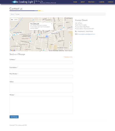 The Leading Light Website